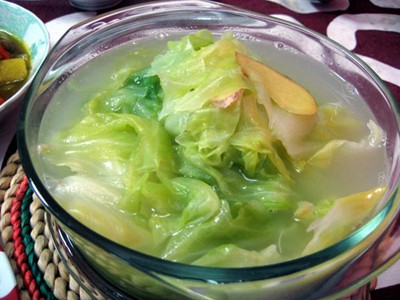 2個月孕媽食譜——白菜奶汁湯