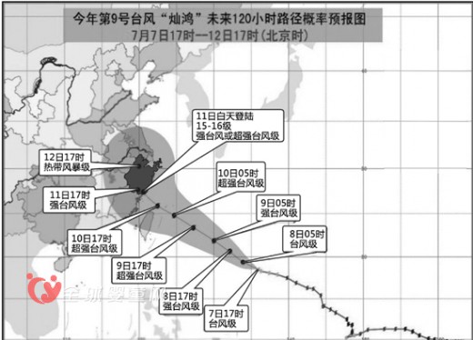 臺風(fēng)燦鴻或成7月登陸浙閩最強臺風(fēng) 與“蓮花”雙臺風(fēng)“共舞”