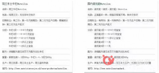国内诺优能不是荷兰本土牛栏Nurilon奶粉 妈妈需要注意