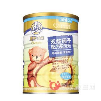 双熊婴幼儿配方米粉给宝宝更好的肠胃呵护