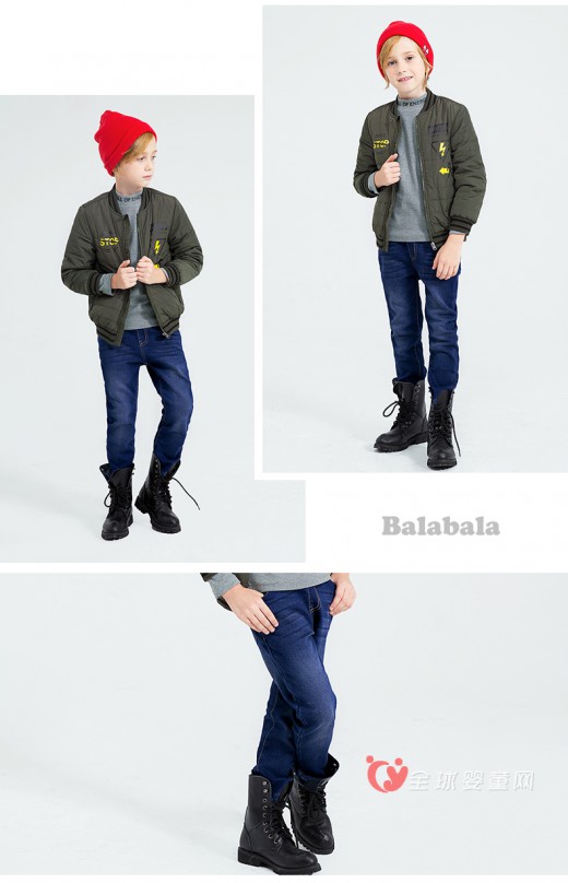 儿童牛仔裤哪个品牌好 巴拉巴拉加绒牛仔裤带你度过冬季