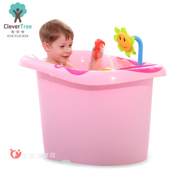 聪明树儿童浴桶泡澡桶 加厚保温质量好