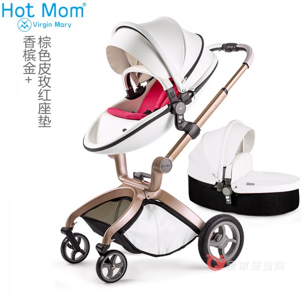 hotmom辣媽四輪嬰兒推車(chē)怎么樣 寶寶坐著舒適嗎