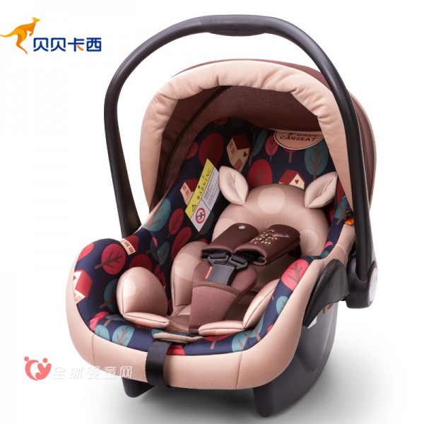 贝贝卡西婴儿汽车安全座椅 提篮式安全座椅保护新生宝宝安全