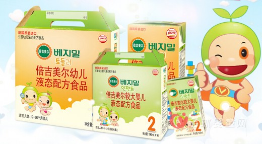 韩国倍吉美尔豆乳 适用婴儿乳糖不耐症
