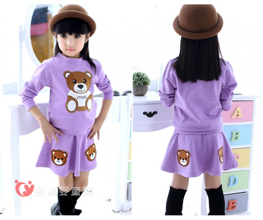 童唯女童韩版套装 专属于女孩的时尚甜美风