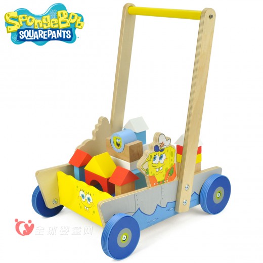 特宝儿儿童益智玩具 宝宝积木学步车