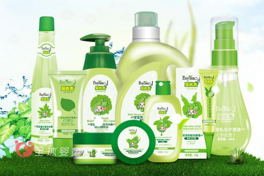 贝优杰品牌定位：草本护肤 给宝宝绿色、健康保护