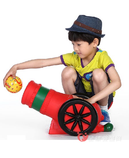 伊诺特幼儿充气大炮  小男孩向往的“军火”玩具