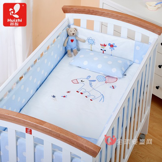 荟智婴儿床上用品七件套 舒适睡眠很重要