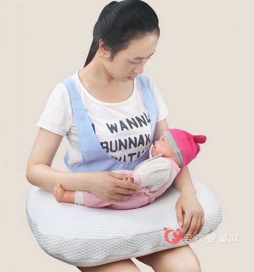 阿兰贝尔哺乳垫孕妇护腰抱枕：让宝宝吃奶更省力  妈妈哺乳更轻松