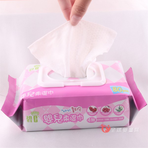 碧c婴儿手口湿巾 给宝宝更温和的呵护