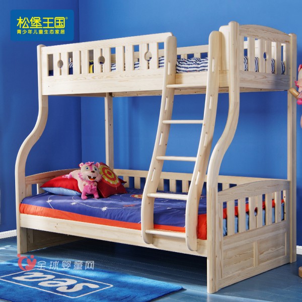 松堡王国儿童床高低子母床 二孩家庭必备的儿童床