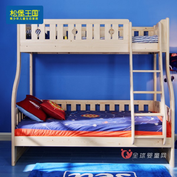 松堡王国儿童床高低子母床 二孩家庭必备的儿童床