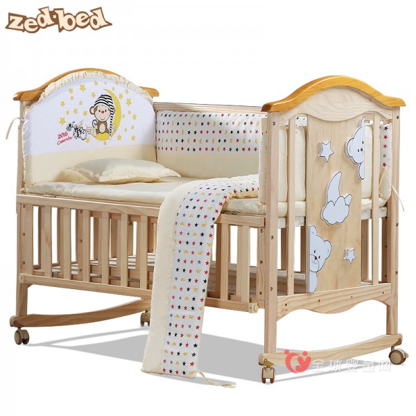 zedbed实木婴儿床质量怎么样 宝宝睡着舒适吗