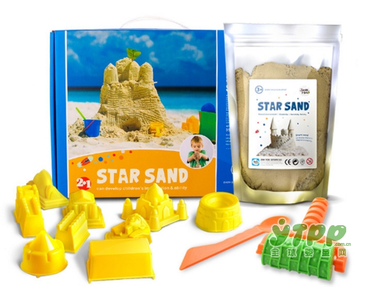 美乐超轻无毒儿童星空沙  宝宝私人沙滩 在家就可以愉快地玩起来
