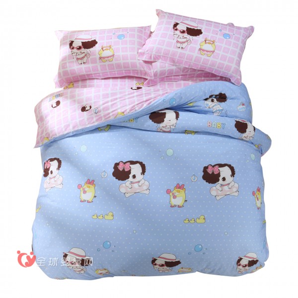 水星家纺儿童床品套件 给孩子一个温馨的睡眠环境
