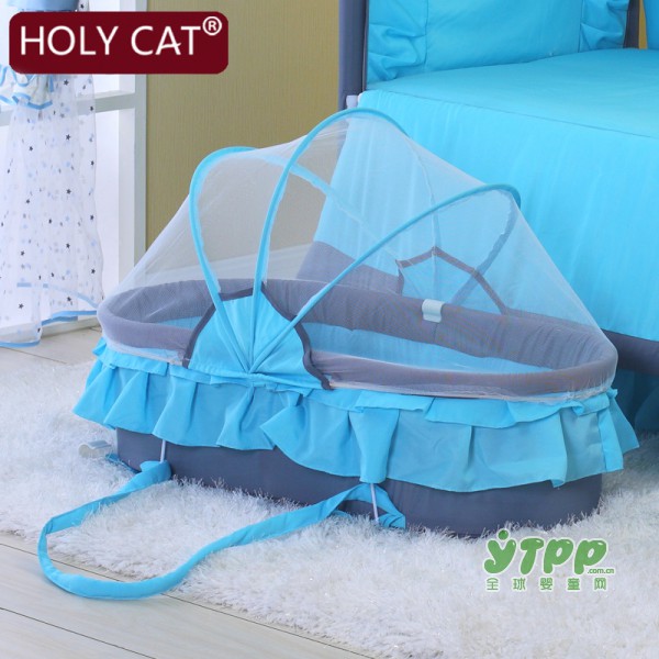 holycat花脸猫婴儿摇篮床价格贵吗 质量怎么样呢