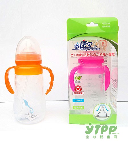 硅胶材质的奶瓶好不好  童康宝硅胶奶瓶防呛奶、防胀气