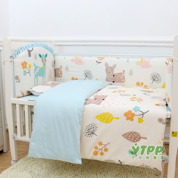 米尼宾比婴儿床上用品套件 比内衣更舒适的婴儿床品