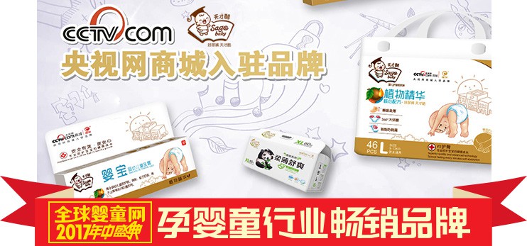 2017中国婴幼儿纸尿裤行业畅销品牌