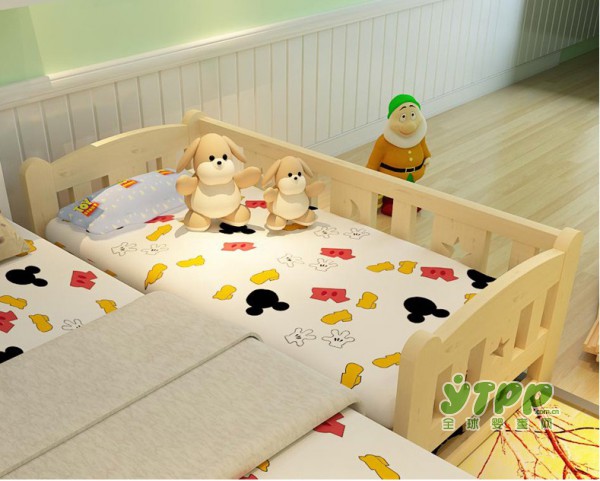 乐思家儿童护栏床 完美连接大床 拉近麻麻和宝贝之间距离