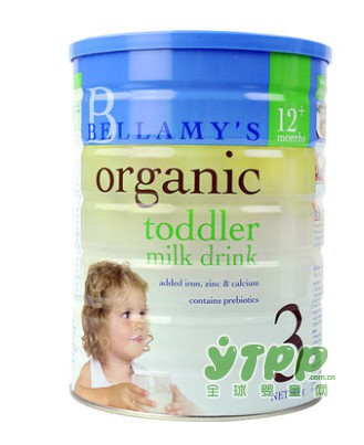 贝拉米3段有机婴儿奶粉  完美演绎有机奶粉的精致品质