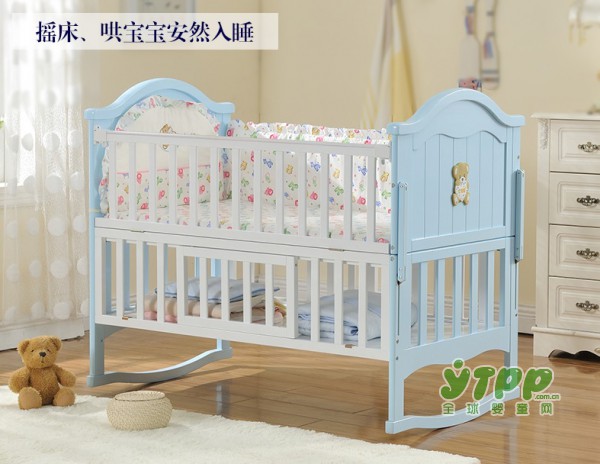 欧式高端多功能不闲置婴儿床  给宝宝营造一个温馨的睡眠环境