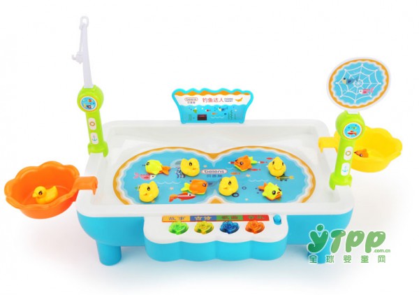 贝恩施儿童电动钓鱼玩具  亲子互动游戏 助于宝宝脑力开发