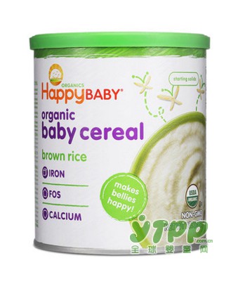 如何正确的给宝宝添加辅食  happybaby禧贝有机糙米米粉来帮您