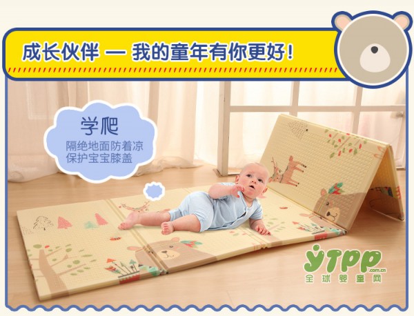 汇婴美加厚可折叠婴儿童环保XPE爬爬垫