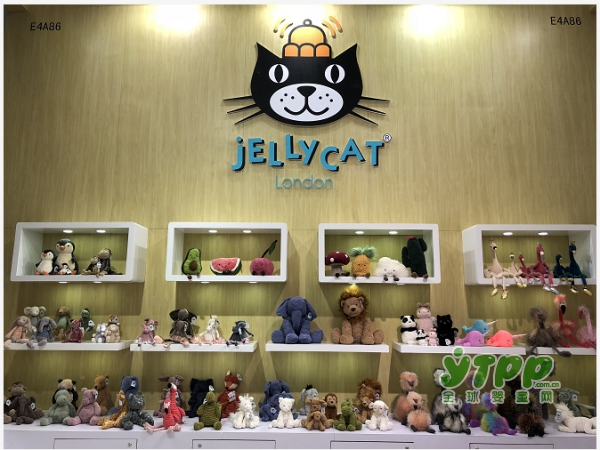 英国豪华毛绒玩具品牌jELLYCAT亮相2018中国玩具展