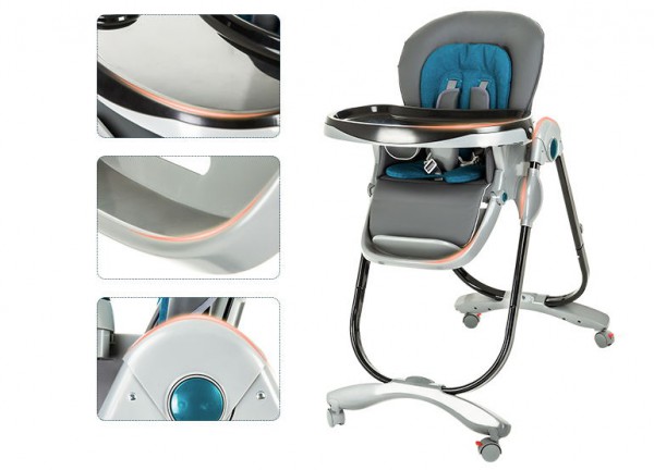 teknum宝宝餐椅 可折叠多功能便携式婴儿椅