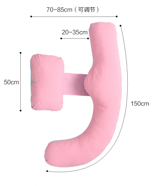 多米貝貝孕婦護(hù)腰托腹側(cè)睡枕    “枕”救孕媽媽們的睡眠