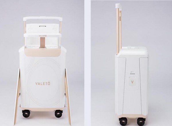 一体成形的Valeto餐椅行李箱 分担肩背重量，亲子移动更轻巧