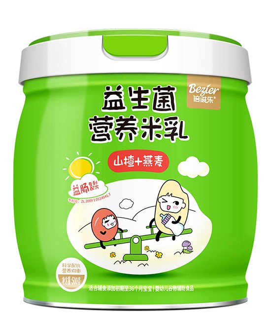 倍滋乐辅食天然营养：营养米乳系列  口感细腻让宝宝摄入更全面营养
