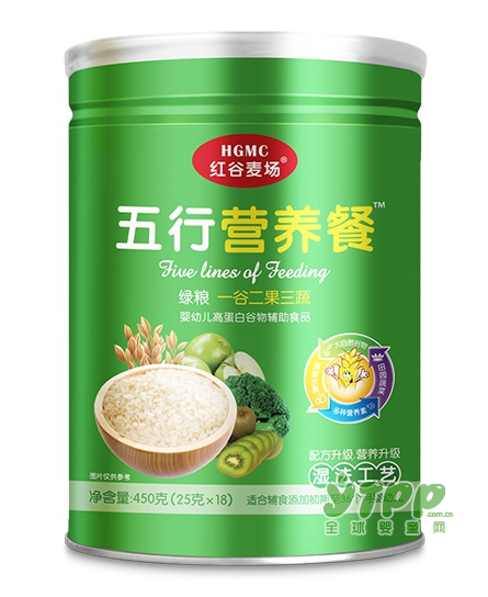 中国宝宝健康营养餐品牌--红谷麦场五行营养餐
