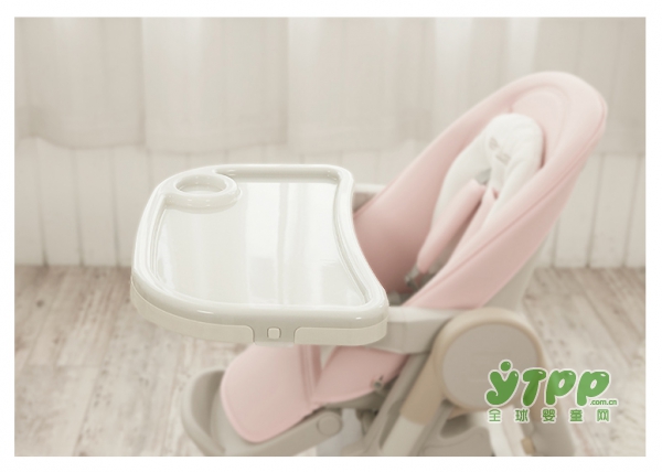 贝易可折叠多功能儿童餐桌椅     蛋形设计•保护宝宝的脊椎