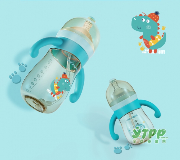 小袋鼠巴布PPSU宽口径防胀气奶瓶   科学防呛•让宝宝爱上喝奶