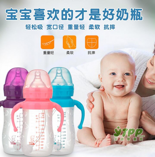 小不点“轻松吸”PPSU奶瓶 解决费力、呛奶、胀气三大问题