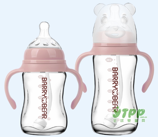 百利熊宽口防爆玻璃奶瓶   给宝宝母乳般的实感