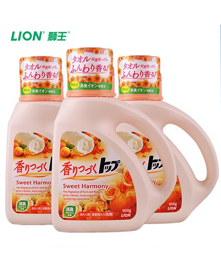 日本狮王LION柔顺洗衣液 全方位呵护宝宝幼嫩的肌肤