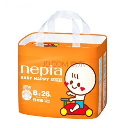 日本妮飘nepia婴儿纸尿裤 给宝宝全面温柔的呵护