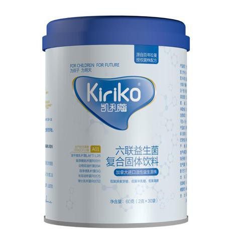 Kiriko凯利蔻六联益生菌天猫上线 每袋120亿活菌