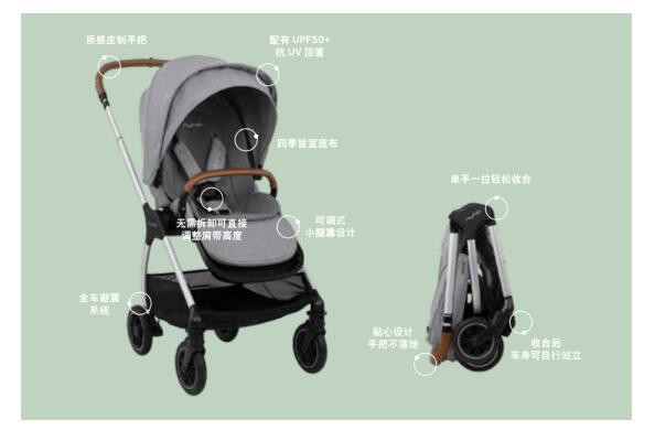 NUNA携创新设计婴幼儿手推车亮相CKE中国婴童展