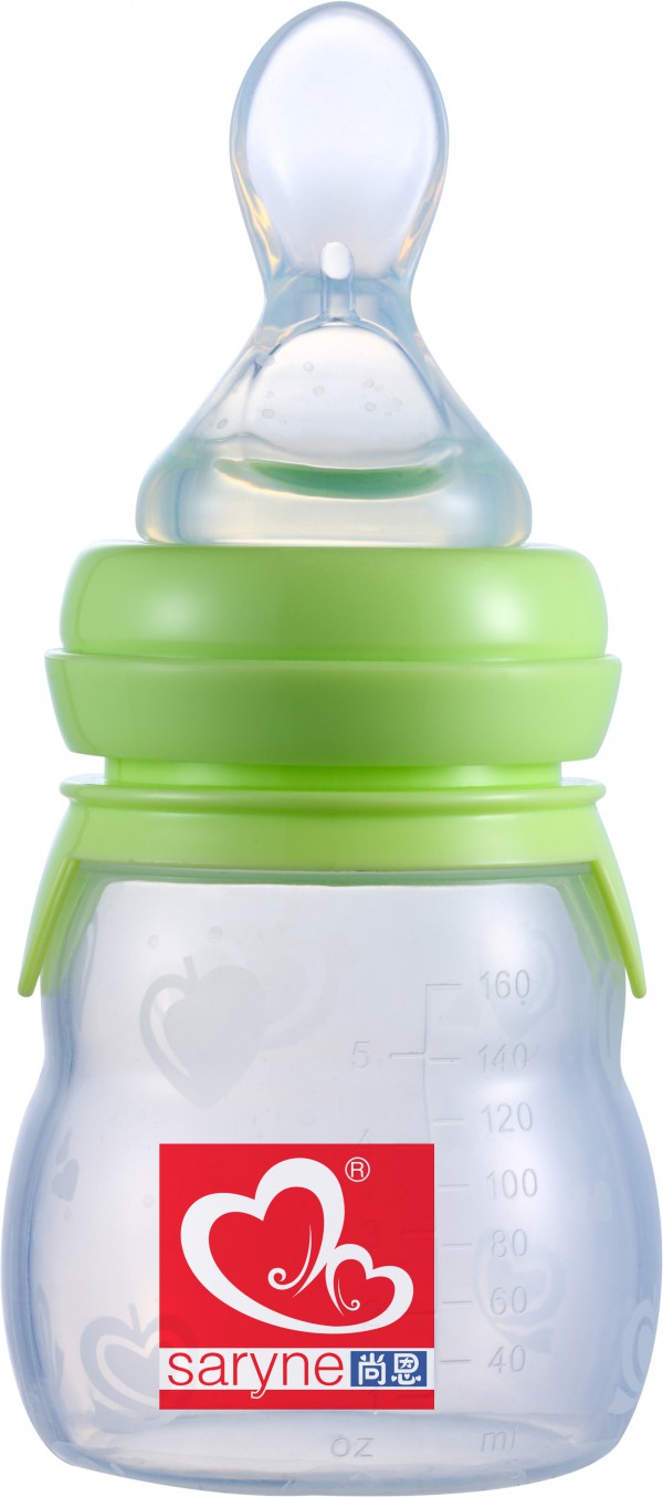 宝宝吃米粉可以用奶瓶冲吗  尚恩喂米糊硅胶奶瓶表示：当然可以了