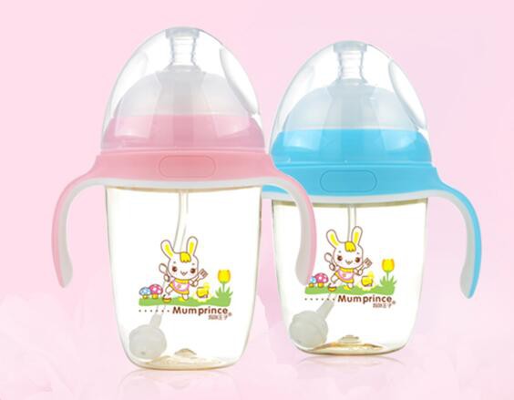 宝宝奶瓶推荐：妈咪王子PPSU超宽口自动吸奶瓶材质安全·仿母乳设计
