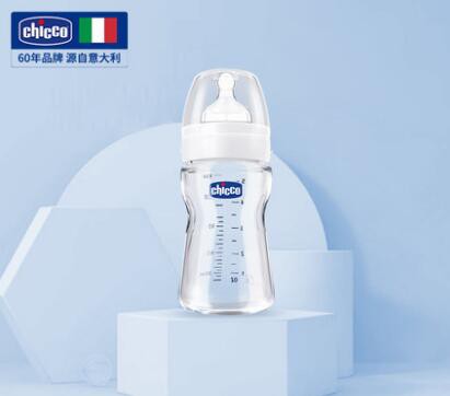 智高奶瓶新生婴儿玻璃奶瓶  宽口径防胀气更适合婴幼儿