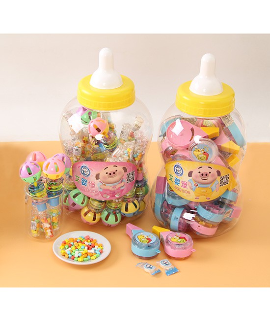艾婴堡瓶装彩虹硬糖营养美味·好吃又好玩 宝宝童年好伙伴