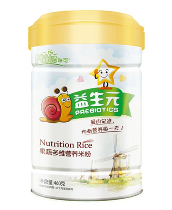 咪可益生元营养米粉均衡营养·粉质细腻 为宝宝辅食保驾护航